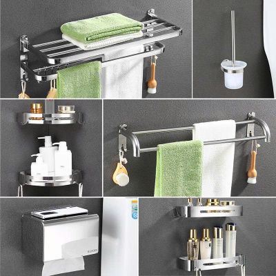 Bộ Phụ Kiện Phòng Tắm Thép Không Gỉ SUS304 Mã 011 – Bộ 6 Món Đồng Bộ
