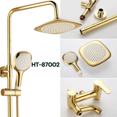 Bộ Vòi Sen Hiện Đại Mã 009 - Sen Mưa 8 Inch, Vòi Xuống Nước Xoay 180°, Hệ Thống Điều Chỉnh Cao Độ Linh Hoạt