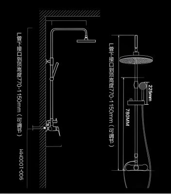 BỘ VÒI SEN INOX 304 KHÔNG RỈ CAO CẤP 018