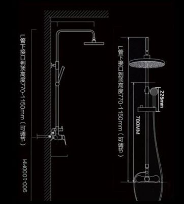 BỘ VÒI SEN INOX 304 KHÔNG RỈ CAO CẤP 020