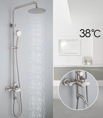 BỘ VÒI SEN INOX 304 KHÔNG RỈ CAO CẤP 026