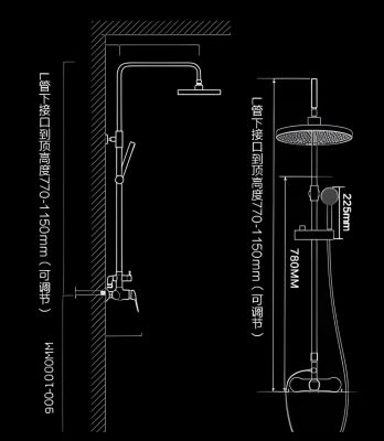 BỘ VÒI SEN INOX 304 KHÔNG RỈ CAO CẤP 029