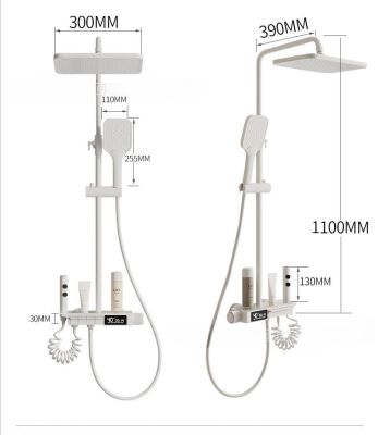 BỘ VÒI SEN PHÍM ĐÀN SƠN TĨNH ĐIỆN MÀN HÌNH KỸ THUẬT SỐ 008