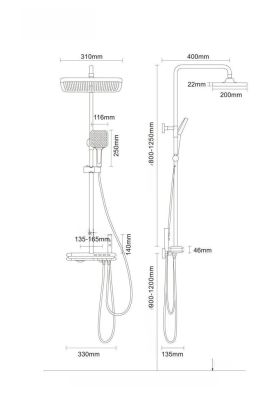 BỘ VÒI SEN THÔNG MINH HIỂN THỊ NHIỆT ĐỘ CÓ LED 001