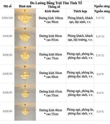 ĐÈN CHÙM PHA LÊ TẦNG LUXURY DT014 – BIỂU TƯỢNG CỦA SỰ THỊNH VƯỢNG