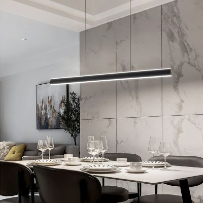 ĐÈN LED THẢ THANH NGANG MINIMALIST DT011 – ĐỈNH CAO CỦA SỰ TINH GIẢN