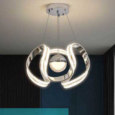 ĐÈN LED THẢ TRẦN NGHỆ THUẬT CÁNH HOA DT009 – VẺ ĐẸP KIÊU SA VÀ HIỆN ĐẠI