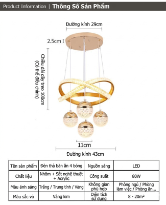 ĐÈN THẢ TRẦN NGHỆ THUẬT MODERN MINIMALIST DT004 – ĐẲNG CẤP ÁNH SÁNG HIỆN ĐẠI
