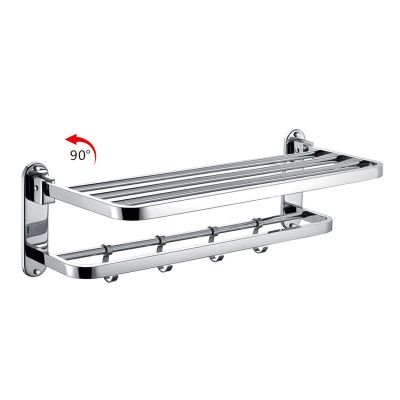 Giá Treo Khăn Gập Inox 304 2 Tầng Có Móc - Đa Năng, Tiết Kiệm Không Gian 008