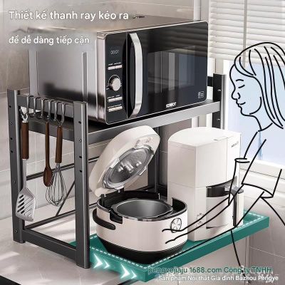 Kệ Đa Năng Để Nồi Cơm, Lò Vi Sóng – Giải Pháp Tiết Kiệm Không Gian Cho Mọi Căn Bếp