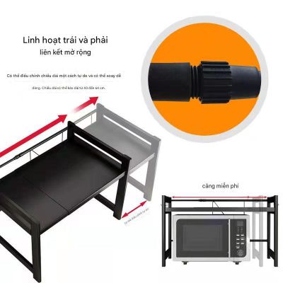 Kệ Để Lò Vi Sóng Thép Carbon – Bền Bỉ, Tiện Dụng Cho Gian Bếp Hiện Đại 001