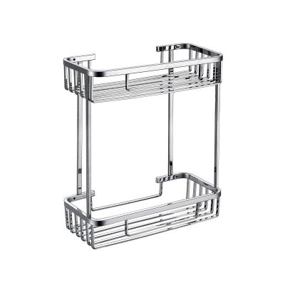 Kệ Góc Nhà Tắm Inox 304 Đa Dạng - 1/2/3 Tầng, Có Móc, Không Khoan 009