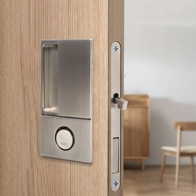 Khóa Cửa Lùa Âm Một Mặt Bằng Đồng Cao Cấp – Mã 058