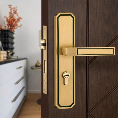 Khóa cửa tay gạt đồng cao cấp phong cách hiện đại – 052