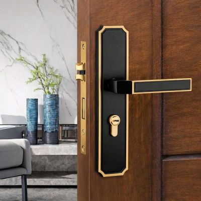 Khóa cửa tay gạt đồng cao cấp phong cách hiện đại – 052