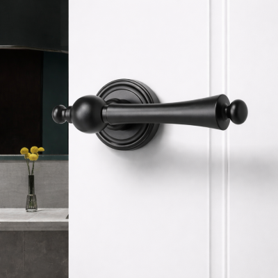 Khóa Cửa Tay Gạt Đồng Thau Cao Cấp - Khoá Không Chìa 056