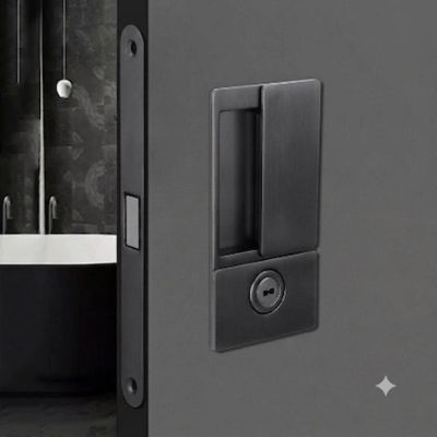 Khóa Cửa Lùa Âm Từ Tĩnh Lặng Hợp Kim Cao Cấp – Mã 059