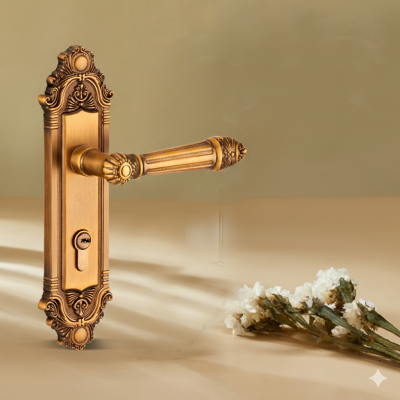 Khóa Cửa Tay Gạt Châu Âu Cao Cấp Hợp Kim Kẽm – Nhiều Mẫu A–G Sang Trọng 041