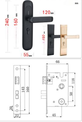 KHOÁ CỬA TAY GẠT ĐƠN GIẢN HIỆN ĐẠI 034