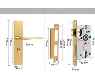 KHOÁ CỬA TAY GẠT KIỂU DÁNG MỎ CHIM LIỀN KHỐI 031