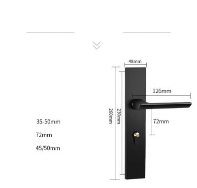 KHÓA CỬA TAY GẠT THIẾT KẾ ĐỘC ĐÁO MỚI NHẤT 016