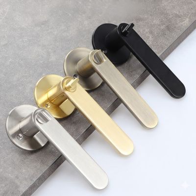 Khóa Cửa Tay Gạt Trơn Hiện Đại Hợp Kim Kẽm Cao Cấp – Mã 045