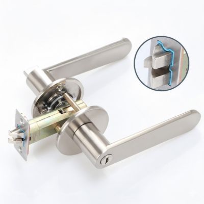 Khóa Cửa Tay Gạt Trơn Hiện Đại Hợp Kim Kẽm Cao Cấp – Mã 045