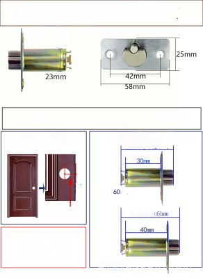 KHOÁ CỬA TAY NẮM TRÒN MẠ VÀNG ĐẸP 038