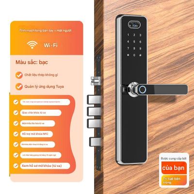 Khóa Vân Tay Thông Minh Tuya WiFi Cao Cấp - Phiên bản Vân Tay & Bàn Phím