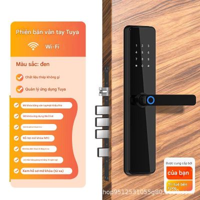 Khóa Vân Tay Thông Minh Tuya WiFi Cao Cấp - Phiên bản Vân Tay & Bàn Phím