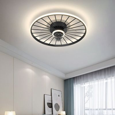Quạt Trần Đèn Âm Trần Hiện Đại Đường Kính 55cm – Thiết Kế Sang Trọng, Làm Mát Êm Ái