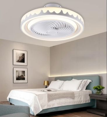 Quạt Trần Đèn Âm Trần Hiện Đại Đường Kính 55cm – Thiết Kế Sang Trọng, Làm Mát Êm Ái