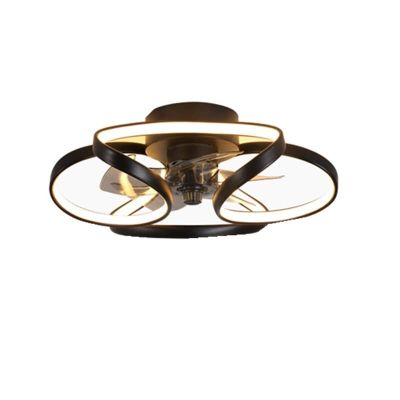 Quạt Trần Đèn Âm Trần Hiện Đại Đường Kính 55cm – Thiết Kế Sang Trọng, Làm Mát Êm Ái