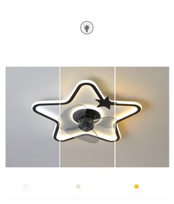 Quạt trần đèn LED Ngôi sao Trang trí Hiện đại