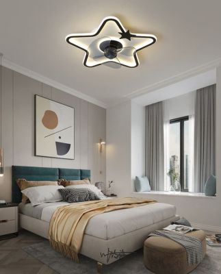 Quạt trần đèn LED Ngôi sao Trang trí Hiện đại