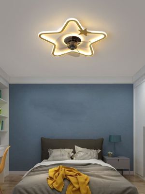 Quạt trần đèn LED Ngôi sao Trang trí Hiện đại
