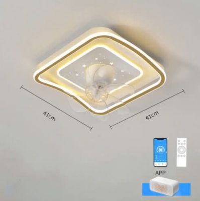 Quạt trần đèn LED thông minh điều khiển App