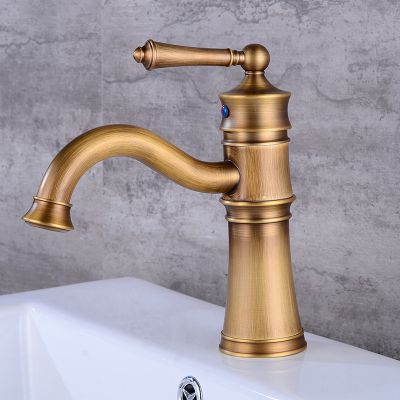 VÒI LAVABO NÓNG LẠNH CHẤT LIỆU ĐỒNG 007