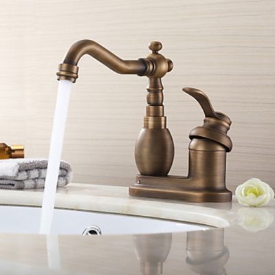 VÒI LAVABO NÓNG LẠNH CHẤT LIỆU ĐỒNG 010