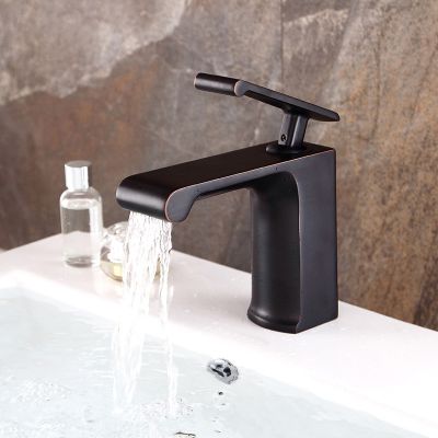 VÒI LAVABO NÓNG LẠNH CHẤT LIỆU ĐỒNG SƠN TĨNH ĐIỆN 004