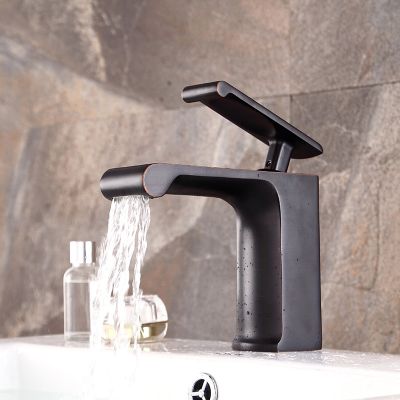 VÒI LAVABO NÓNG LẠNH CHẤT LIỆU ĐỒNG SƠN TĨNH ĐIỆN 004