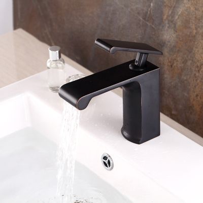 VÒI LAVABO NÓNG LẠNH CHẤT LIỆU ĐỒNG SƠN TĨNH ĐIỆN 004