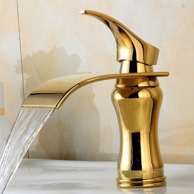 VÒI LAVABO NÓNG LẠNH CHẤT LIỆU MẠ ĐỒNG 012