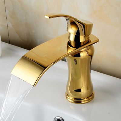 VÒI LAVABO NÓNG LẠNH CHẤT LIỆU MẠ ĐỒNG 012