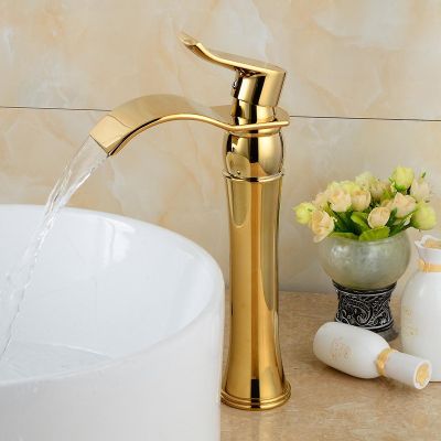 VÒI LAVABO NÓNG LẠNH CHẤT LIỆU MẠ ĐỒNG 013