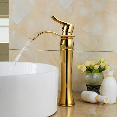 VÒI LAVABO NÓNG LẠNH CHẤT LIỆU MẠ ĐỒNG 013