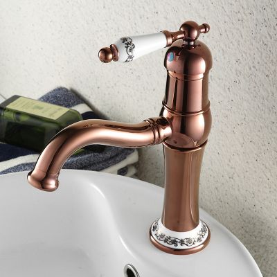 VÒI LAVABO NÓNG LẠNH CHẤT LIỆU ĐỒNG 019