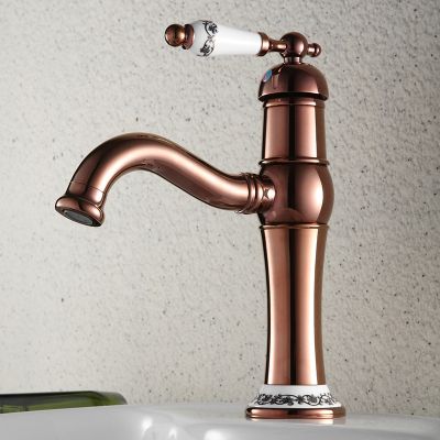 VÒI LAVABO NÓNG LẠNH CHẤT LIỆU ĐỒNG 019