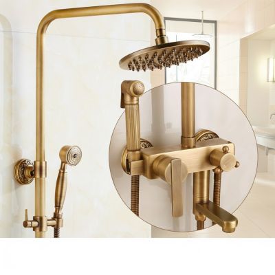 Vòi Sen Tắm Đồng Cổ Điển Cao Cấp 001 (Màu Đồng Thau)