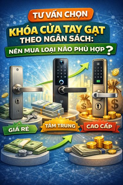 Tư Vấn Chọn Kh&oacute;a Cửa Tay Gạt Theo Ng&acirc;n S&aacute;ch: N&ecirc;n Mua Loại N&agrave;o Ph&ugrave; Hợp?